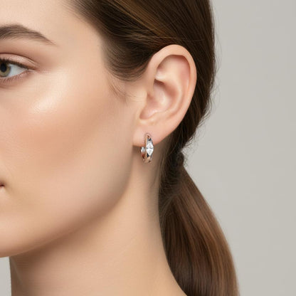 Glow Zirkon Creolen Ohrringe Czarina Jewellery