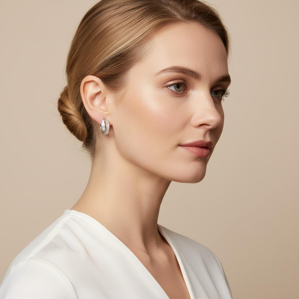 Aurora Twist Creolen Ohrringe Czarina Jewellery