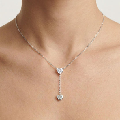 Herz Y-Halskette Wasserfest