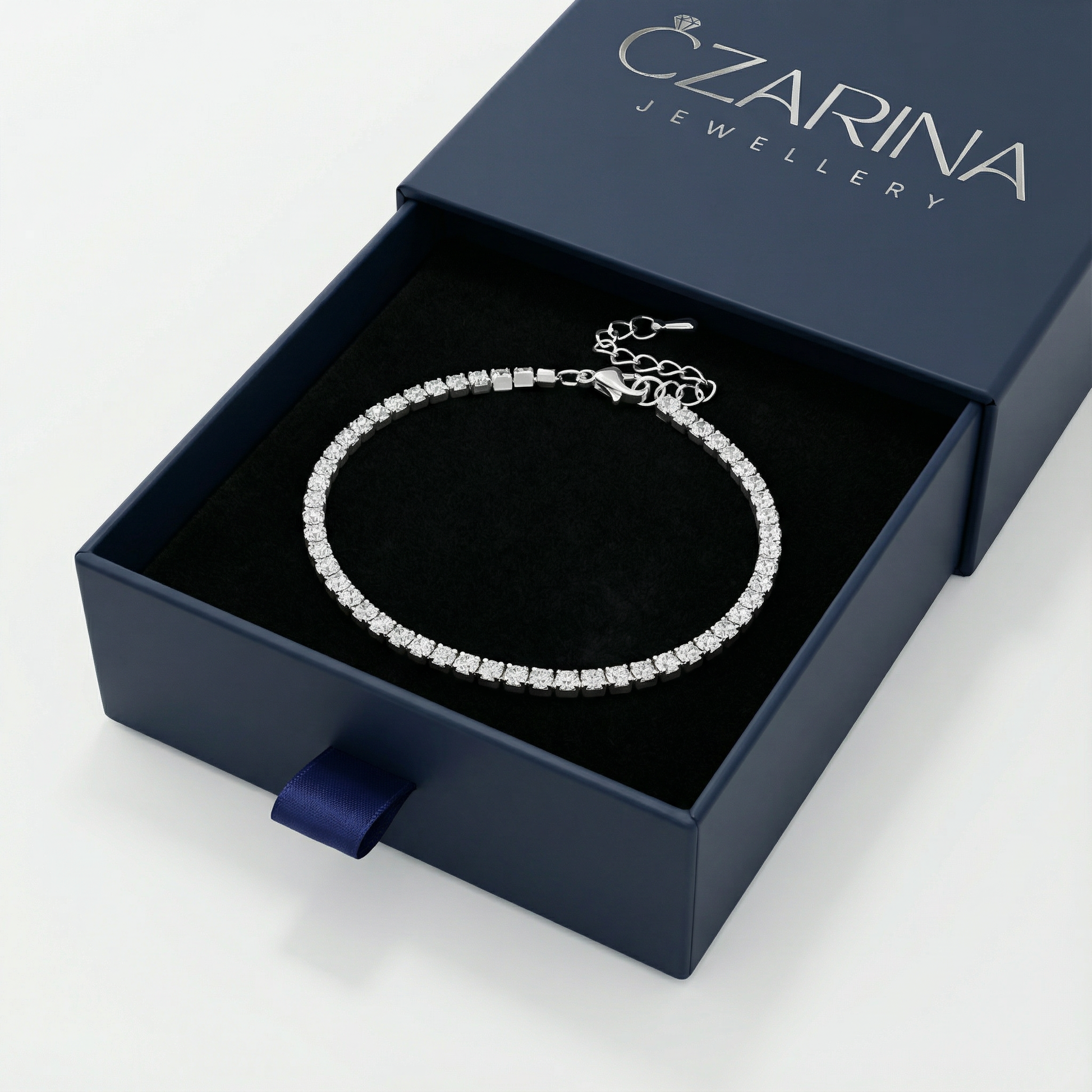 Funkelndes Tennis Armband Armband Wasserfest